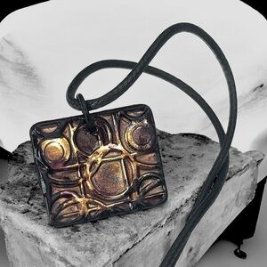 5 For $25💫Whimsigoth 3-D Metallic Pendant